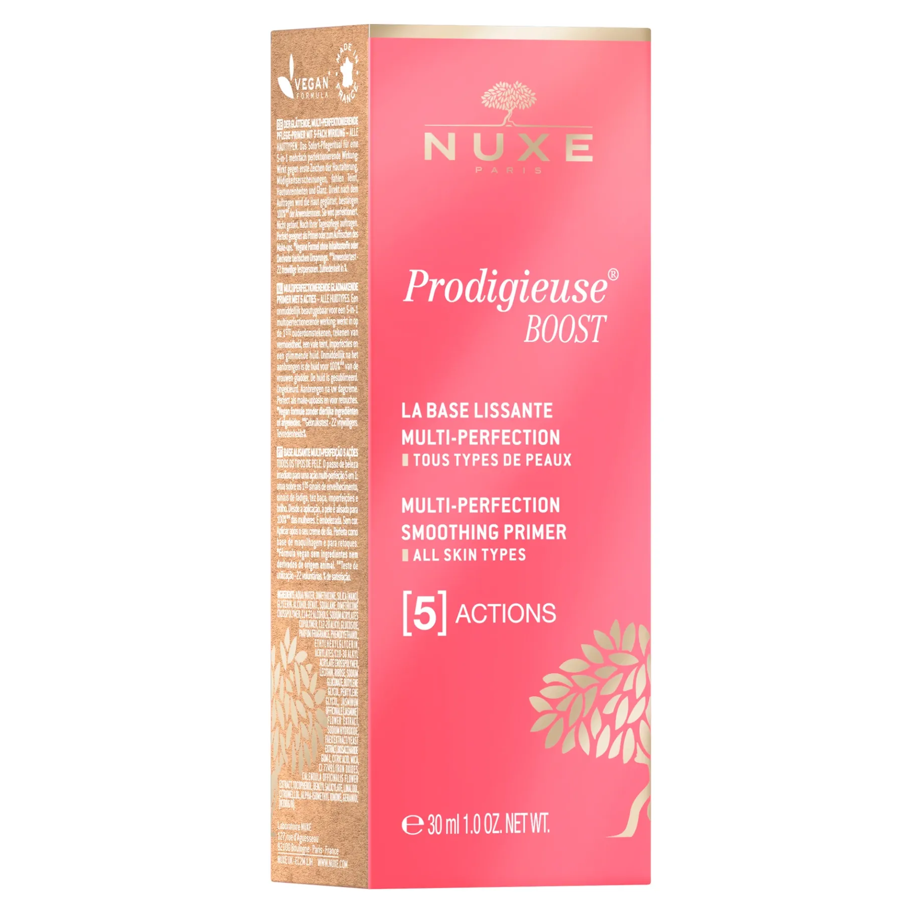 Anti-oxydants|Hydratation|NUXE Base Lissante Multi-Perfection 5-en-1