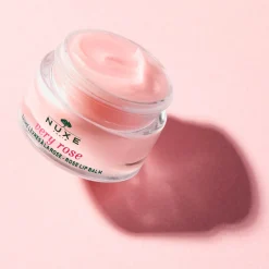 Huiles 100% Végétales|Hydratation|NUXE Baume lèvres à la rose