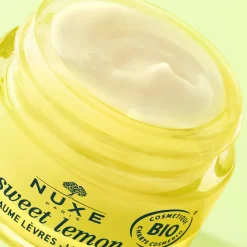 Huiles 100% Végétales|Hydratation|NUXE Baume Lèvres au parfum citron meringué