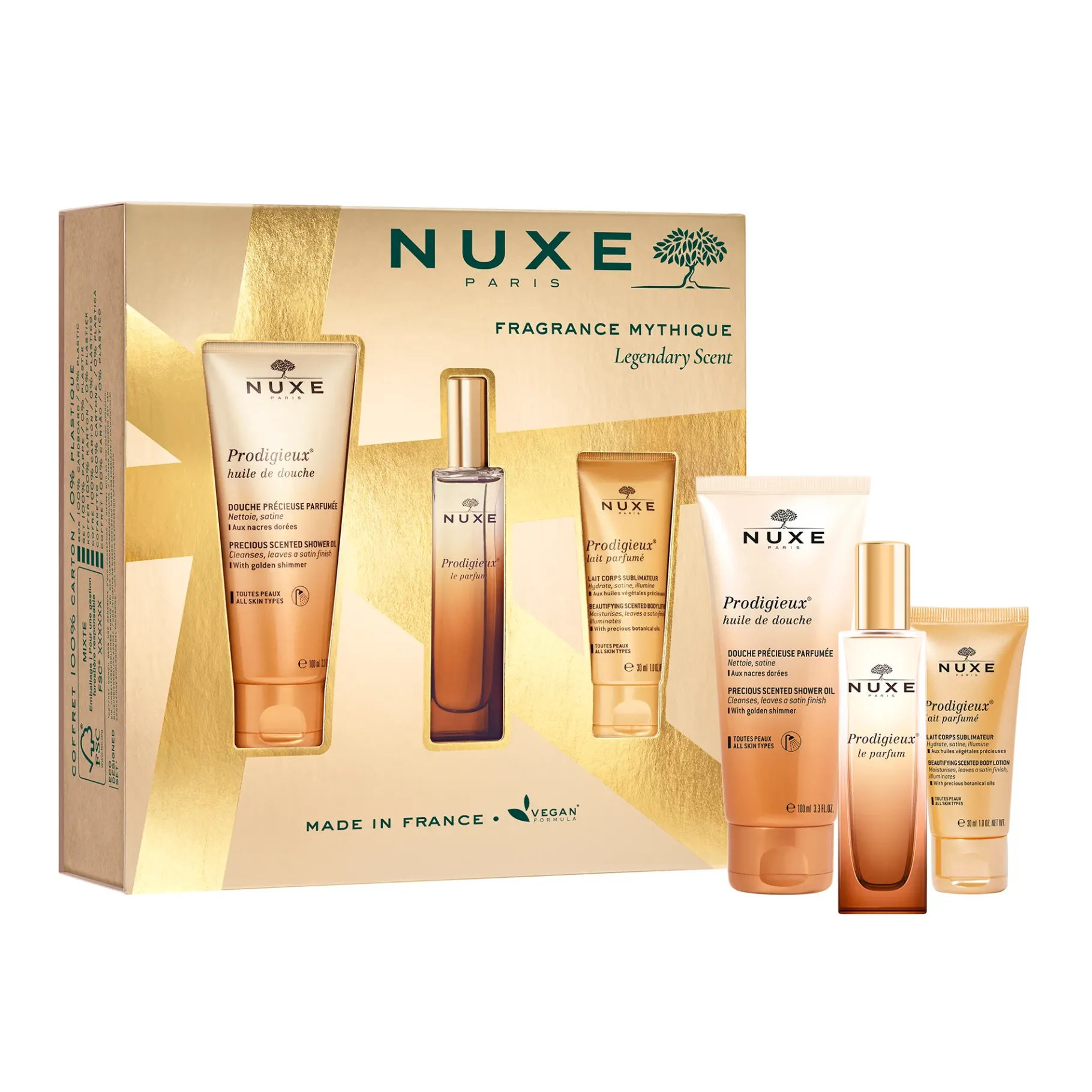 Coffrets Cadeaux|Huile Corps|NUXE Coffret Fragrance Mythique