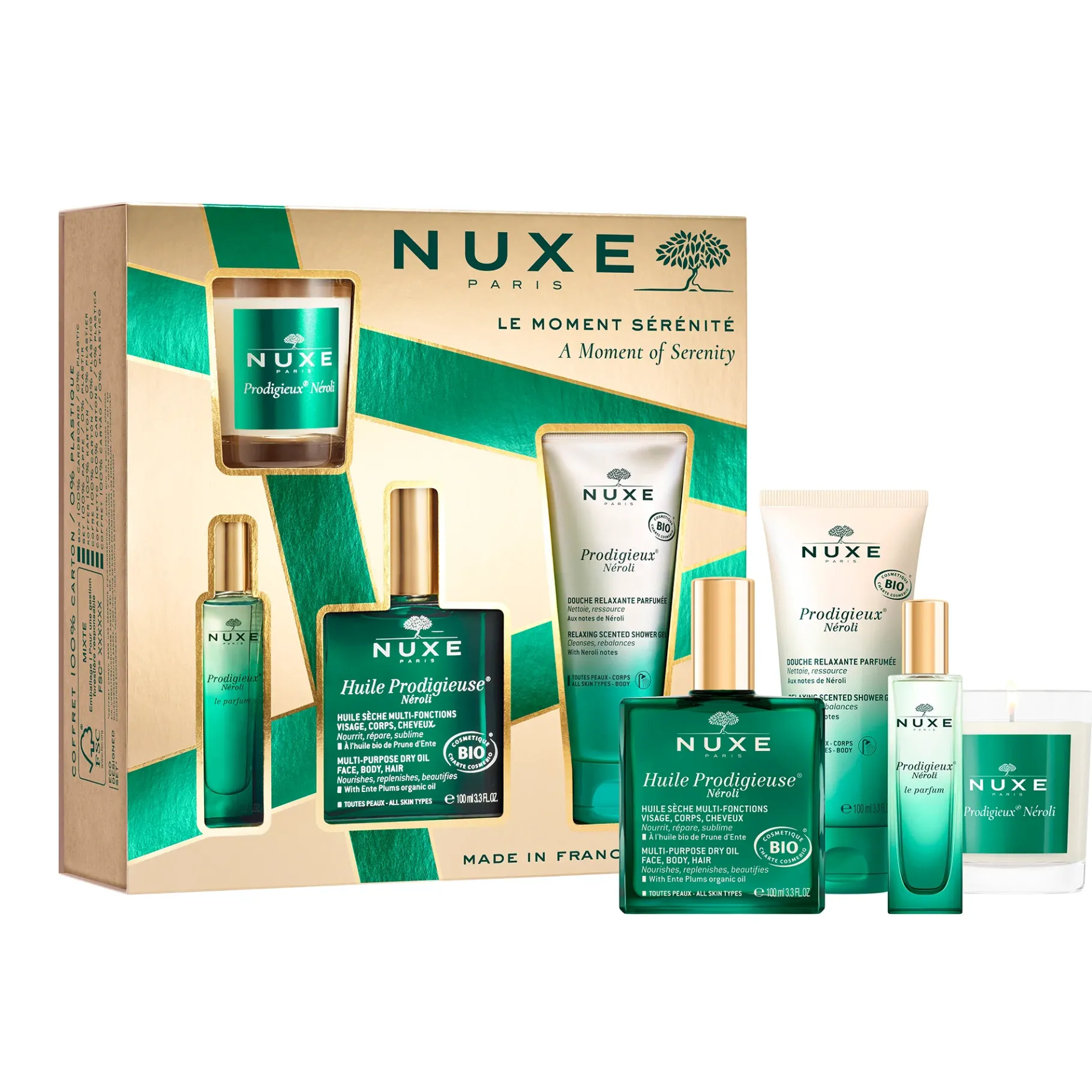 Coffrets Cadeaux|Huile Corps|NUXE Coffret Le Moment Sérénité