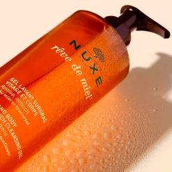 Gel Douche|NUXE Duo Gels Lavants Surgras visage et corps, Rêve de miel
