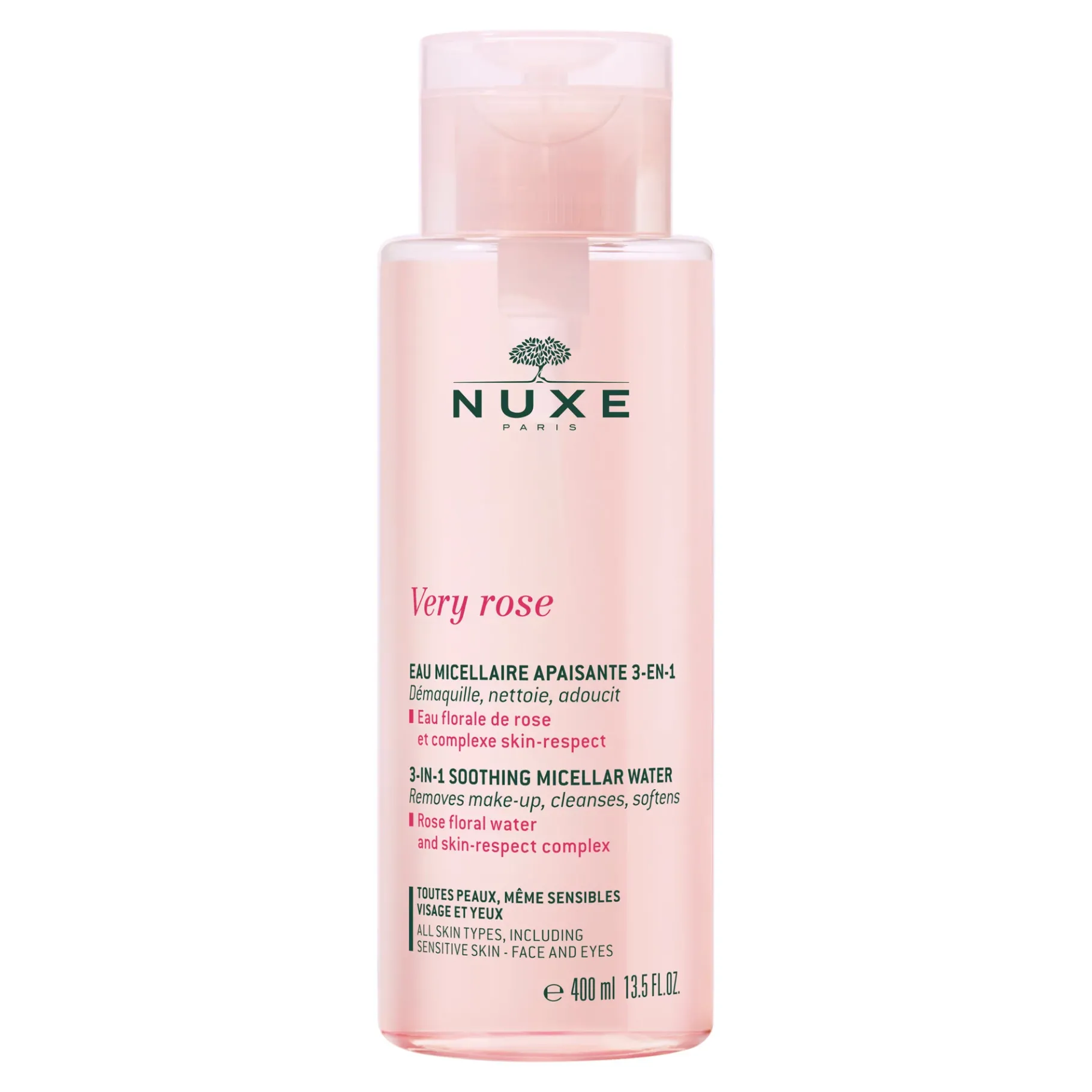 Nettoyant & Démaquillant|NUXE Eau Micellaire Apaisante 3-en-1 - ancienne formule