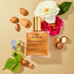 Huiles 100% Végétales|Fermeté & Sublimateur Corps|NUXE Huile Prodigieuse® Or 100 ml