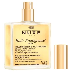 Huiles 100% Végétales|Fermeté & Sublimateur Corps|NUXE Huile Prodigieuse® Riche 100ml