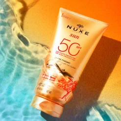 Anti-oxydants|Hydratation|NUXE Lait Solaire Fondant Haute Protection SPF50 visage et corps