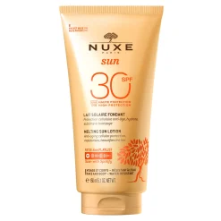 Anti-oxydants|Protection Solaire|NUXE Lait Solaire Fondant Haute Protection SPF30 visage et corps