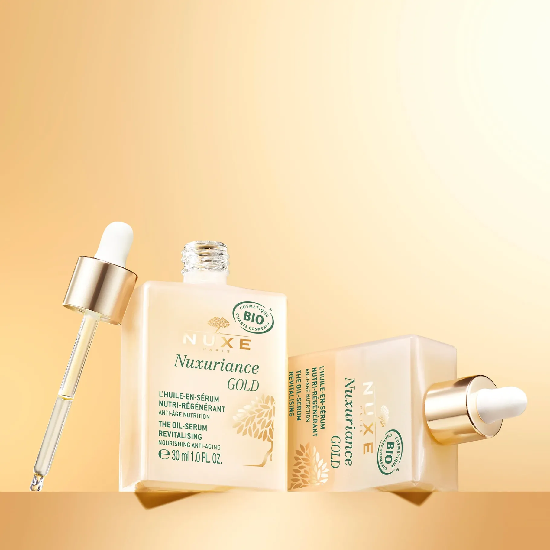 Huiles 100% Végétales|Sérum|NUXE L'Huile-en-Sérum Nutri-Régénérant